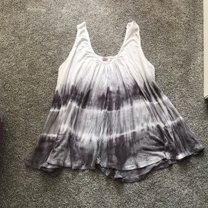 Free People Flowy Tie Dye Shirt